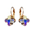 Auskarai „Bizantijos Kryžius (Aurore Boreale)“ su Swarovski™ kristalais